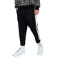 Black Cotton Men Trousers