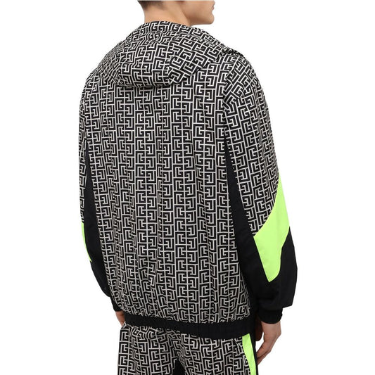 Multicolor Nylon Men Jacket