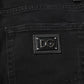 Black Cotton Skinny Men Denim Jeans