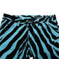 Blue Black Stripes Skinny Denim Jeans