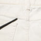 White Cotton Skinny Men Denim Jeans