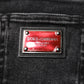 Black Cotton Skinny Men Denim Jeans
