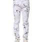 White ColorSplash Skinny Denim Jeans
