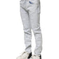 Light Blue Tattered Skinny Denim Jeans