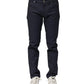 Dark Blue Cotton Skinny Denim Jeans