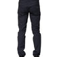 Dark Blue Cotton Skinny Denim Jeans