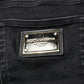 Black Cotton Skinny Men Denim Jeans