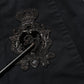 Dark Blue Logo Cotton Dress Pants