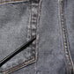 Gray Cotton Skinny Men Denim Jeans