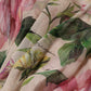 Pink Floral Print Tiered Long Maxi Dress