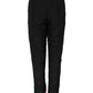 Black Quilted Mid Waist Jogger Pants