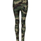 Multicolor Camouflage DG Waist Leggings Pants