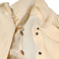 Light Yellow Silk Ascot Collared Blouse Top
