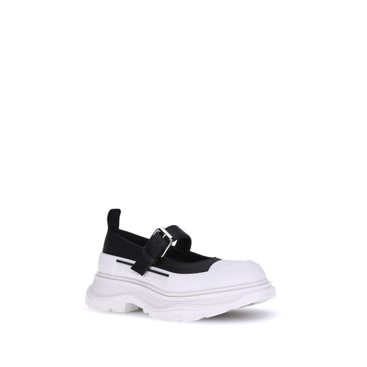 Black Rubber Ballet Flats
