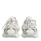 White Gray Low Top Space Sneakers Shoes