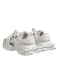White Gray Low Top Space Sneakers Shoes