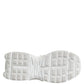 White Gray Low Top Space Sneakers Shoes