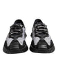 Black Logo Lace Up Low Top NS1 Sneakers Shoes