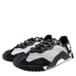 Black Logo Lace Up Low Top NS1 Sneakers Shoes