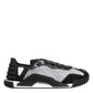 Black Logo Lace Up Low Top NS1 Sneakers Shoes