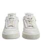 White Miami Leather Low Top Men Sneakers Shoes