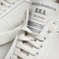 White Miami Leather Low Top Men Sneakers Shoes