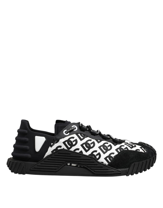 Black Logo Lace Up Low Top NS1 Sneakers Shoes