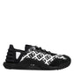 Black Logo Lace Up Low Top NS1 Sneakers Shoes