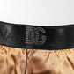 Beige Men Regular Boxer Eye Mask Set Underwear