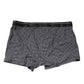Gray Printed Cotton Boxer Short Underwear