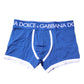 Blue Logo Waist Regular Boxer Brief Underwear