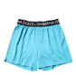 Blue Logo Waist Regular Boxer Shorts Underwear