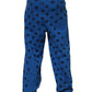 Blue Logo Print Jogger Men Sweatpants Pants