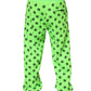 Green Logo Print Jogger Men Sweatpants Pants