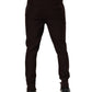 Brown Cashmere Men Jogger Sweatpants Pants