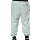 Light Green Cotton Men Jogger Sweatpants Pants