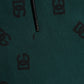 Green Logo Print Jogger Men Sweatpants Pants