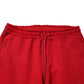 Red Cotton Logo Jogger Men Sweatpants Pants