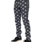Dark Gray Logo Cotton Skinny Slim Denim Jeans