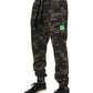 Brown Camouflage Cotton Men Jogger Pants