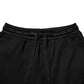 Black Cotton Drawstring Jogger Pants