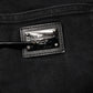 Black Cotton Logo Plaque Slim Fit Denim Jeans