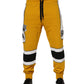 Yellow Cotton Logo Jogger Sweatpants Pants