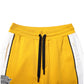 Yellow Cotton Drawstring Jogger Pants