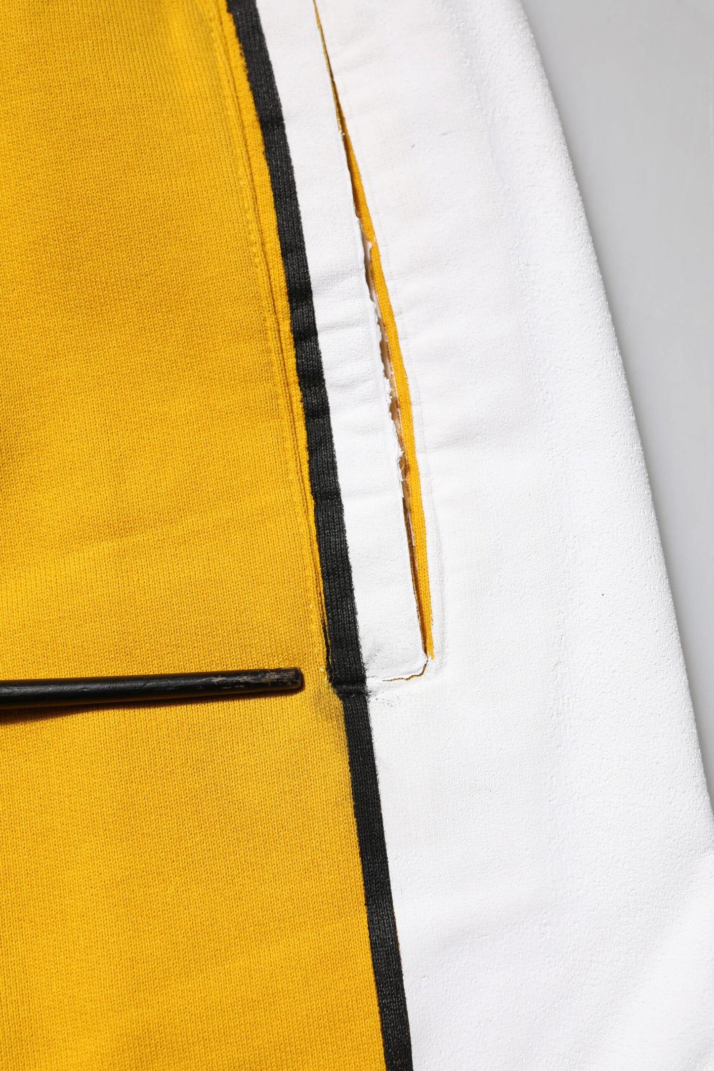 Yellow Cotton Drawstring Jogger Pants