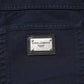 Black Cotton Tapered Denim Jeans