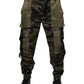 Multicolor Cargo Camouflage Pants