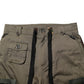 Brown Cotton Camouflage Cargo Pants