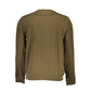 Green Cotton Men Sweater