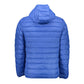 Blue Polyamide Men Jacket